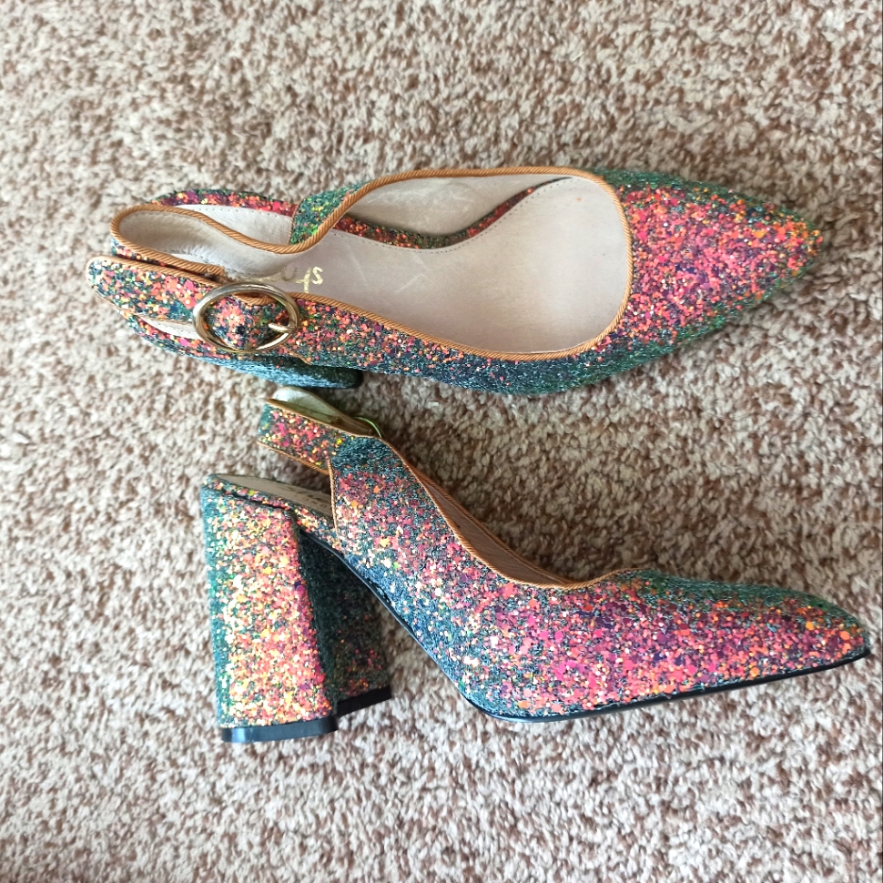 Mermaid Heels With Beautiful Sequins